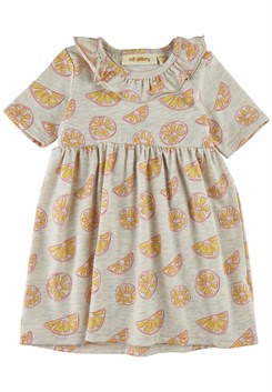 Soft Gallery Jenni Kleid – Hellgrau Melange